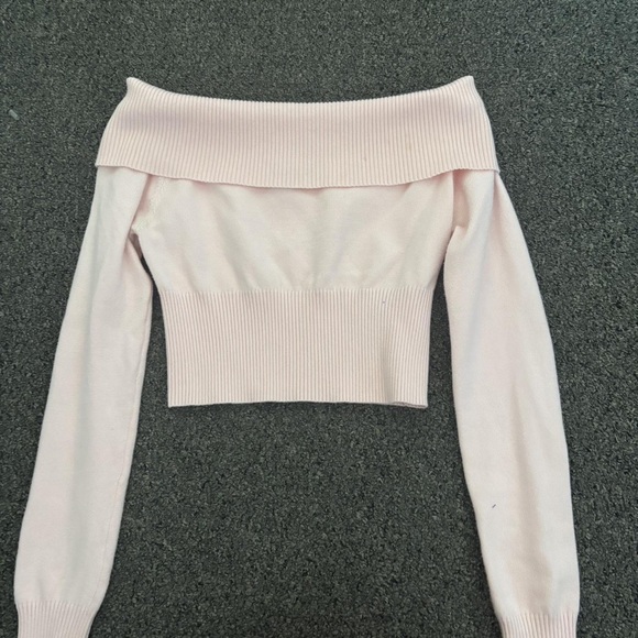 Edikted Blush Off-Shoulder Sweater - Picture 1 of 2